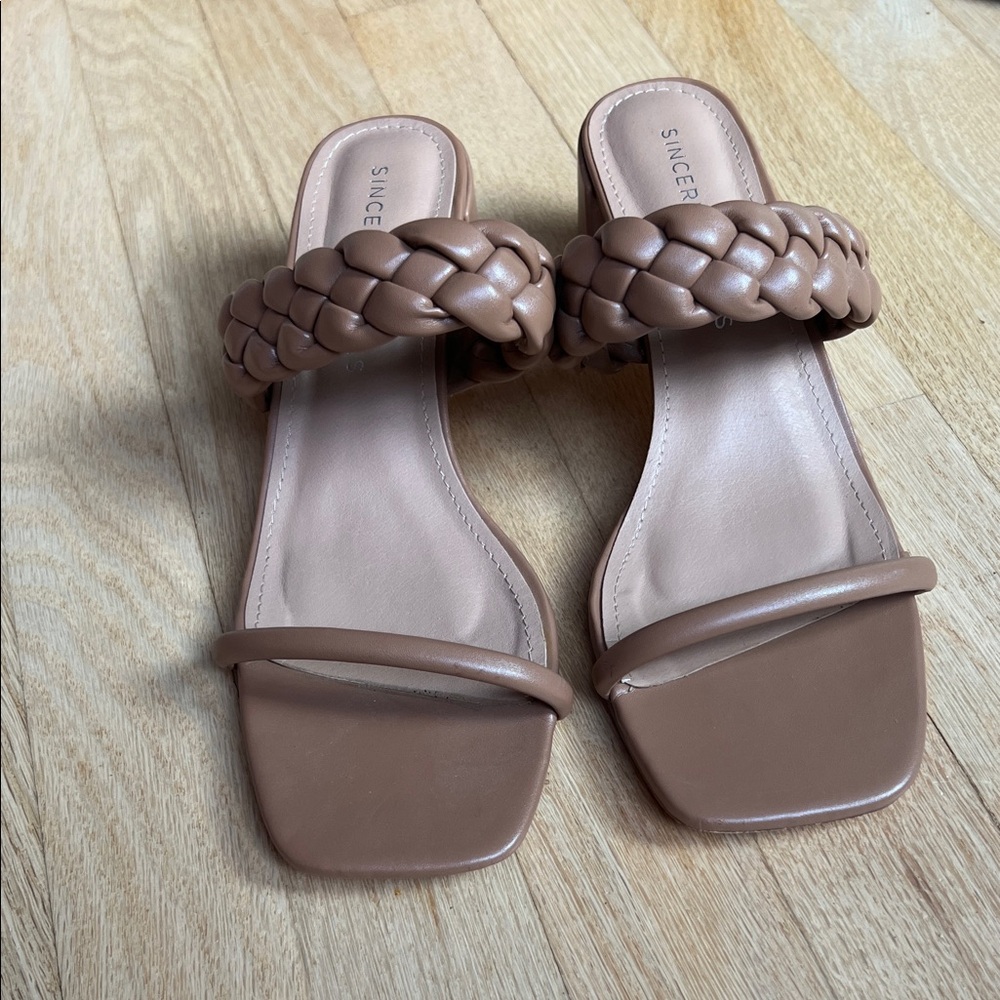 Sincerely Jules Brown Braided Sandals
